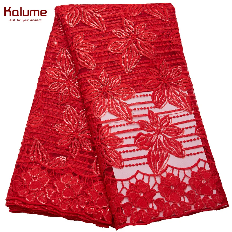 Тюль Kalume небесно-голубого цвета ткань белый французский нигерийский тюль