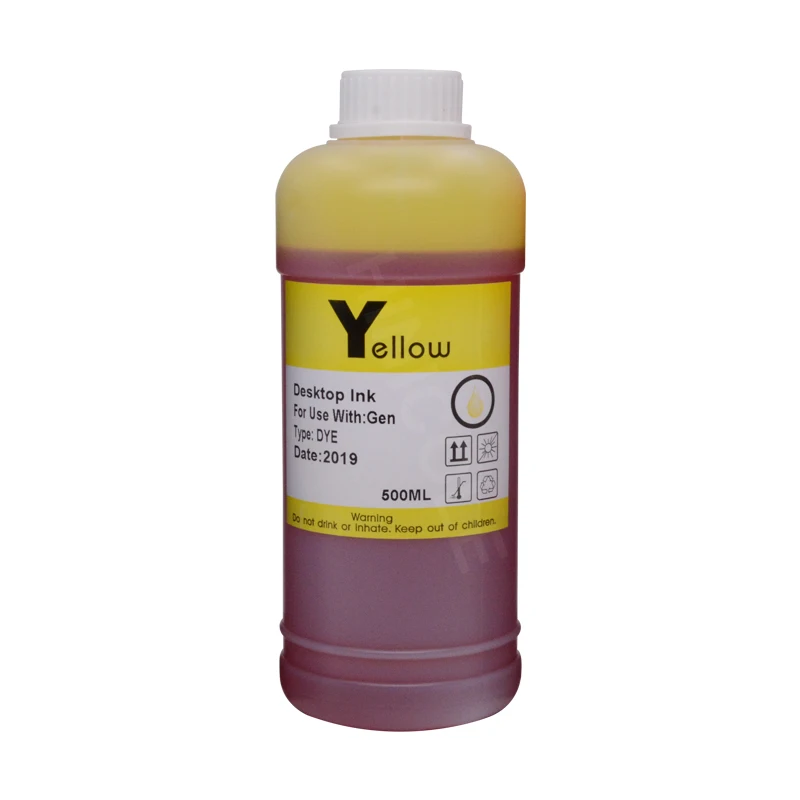 Чернильные чернила для принтера Hinicole 500 мл набор чернил заправки бутылок Canon Epson HP