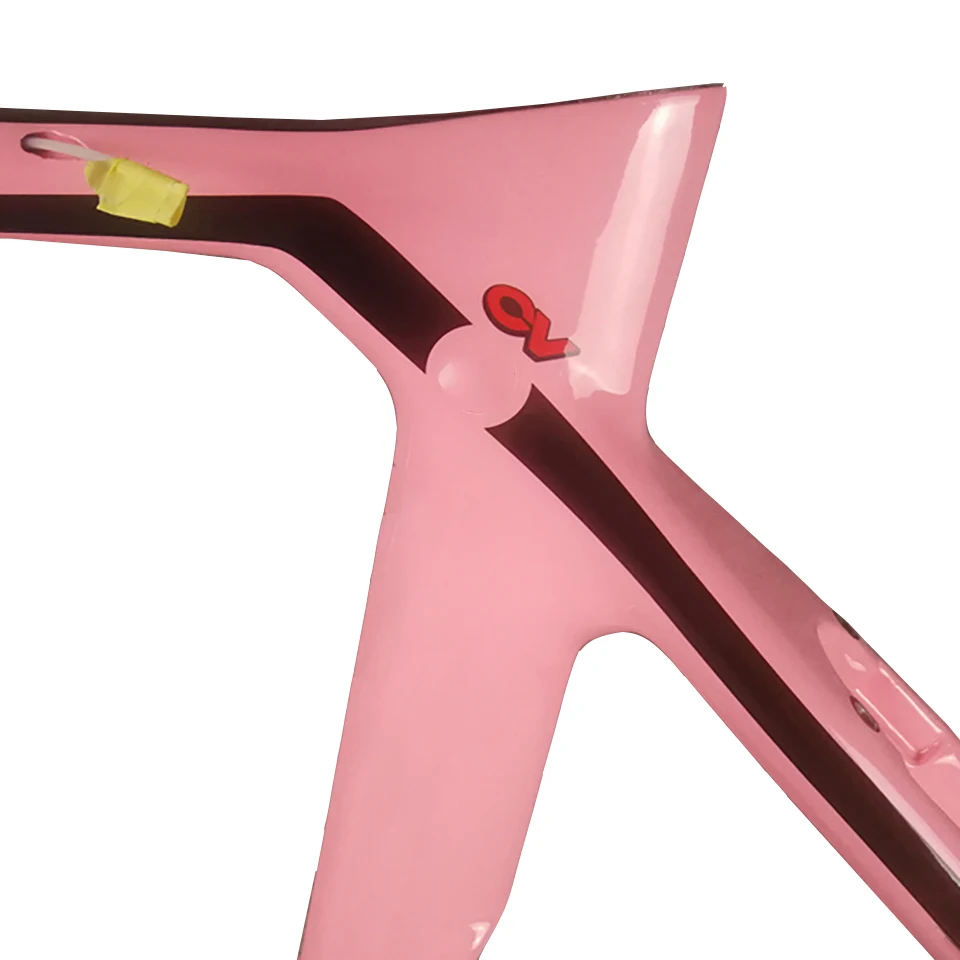 

T1100 Pink Color XR4 Road Frame Rim Bicycle Frame Carbon Road Bike Frameset Taiwan Made Size 47/50/53/55/57cm