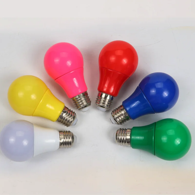 

Colorful LED Bulb E27 Lamp Led Bar Light 9W Lamp Red Blue Green Yellow Pink Lampara Light KTV Party Home Decor Lighting