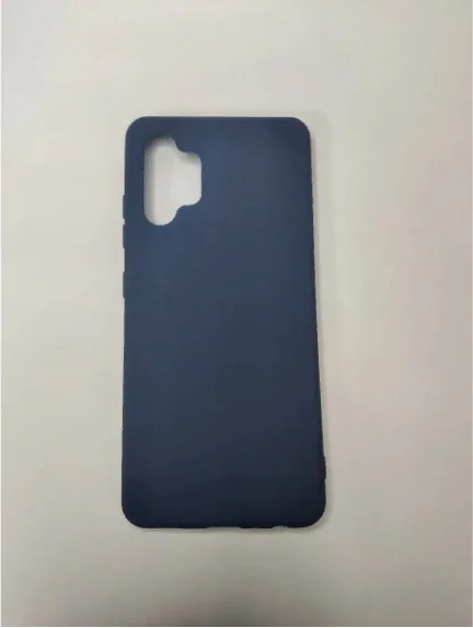 Силиконовый чехол для samsung galaxy A32 4g / самсунг А32 4 джи темно-синий - купить по