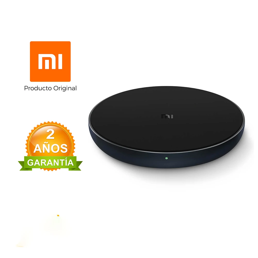 Беспроводное зарядное устройство Xiaomi Qi стандарт 10 Вт два режима зарядки черный |