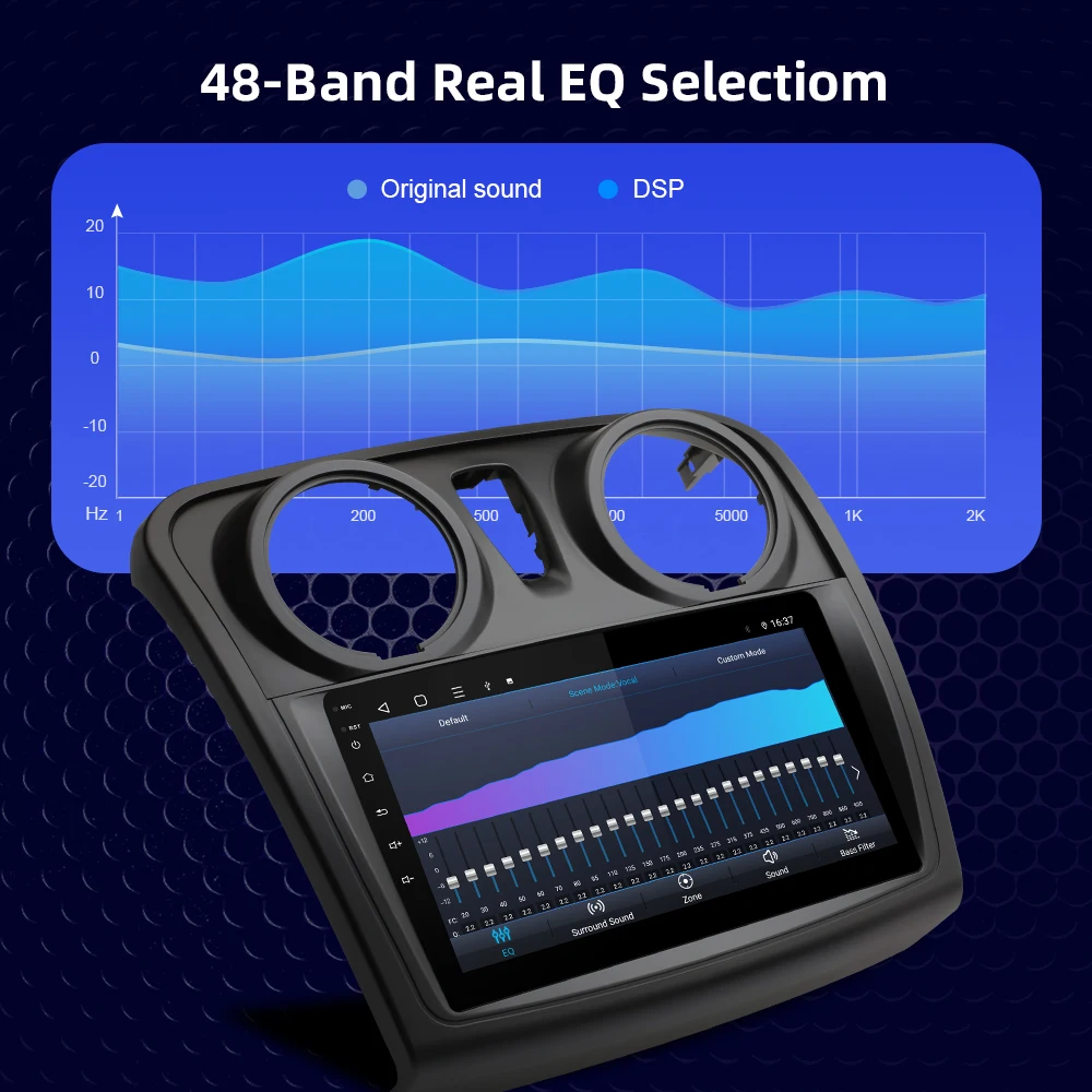 Автомобильный мультимедийный видеоплеер ISUDAR T68 на Android для Renault Logan 2 2012 - 2019 Sandero 2014