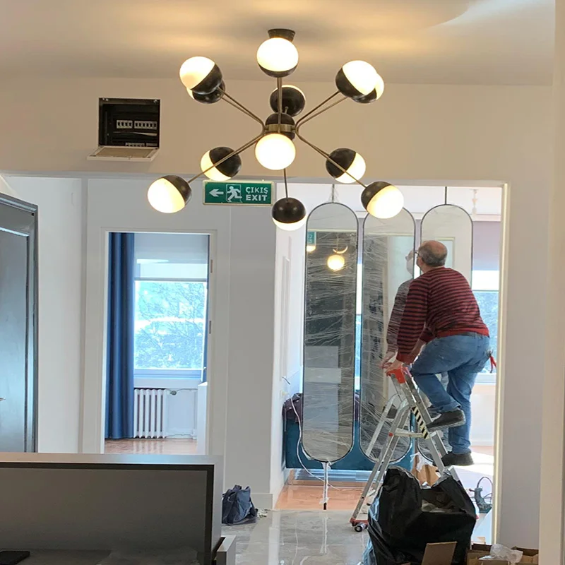 

Скандинавская люстра, светодиодная Люстра для гостиной, спальни, домашняя люстра, современная светодиодная потолочная люстра, люстра для о...