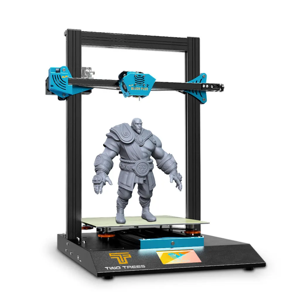 

3D принтер Twotrees Bluer Plus, 30*30*40 см, большой размер, магнитная сталь, высокая точность, 4,3 дюйма, цветной сенсорный экран