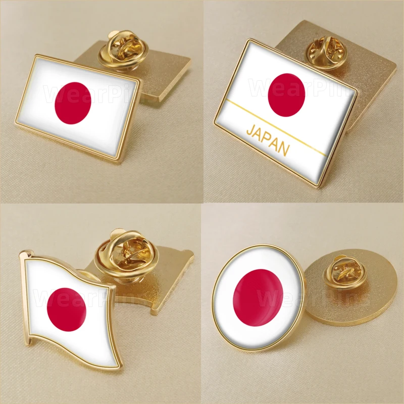 Герб Японии японская карта флаг национальный герб цветок брошь значки нагрудные