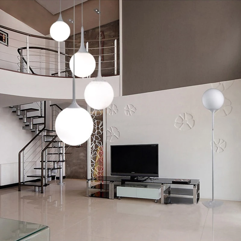 LED Glass pendant lamp Ball light Beaver dining room bedroom creative design | Лампы и освещение