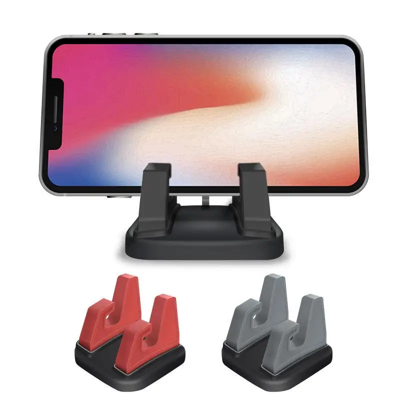 

360 Degree Rotatable Car Phone Holder Stick To Dashboard Silicone Bracket Phone Stand Car Dashboard GPS Stable Phone Supports