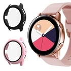 Стекло + чехол для Samsung Galaxy watch active2 4044 мм Универсальный чехол из ТПУ бампер + Защитная пленка для экрана Galaxy watch active 2 44 мм 40 мм