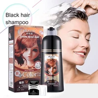 long lasting natural professional hair color shampoo permanent mousse bubble hair dye shampoo for woman men