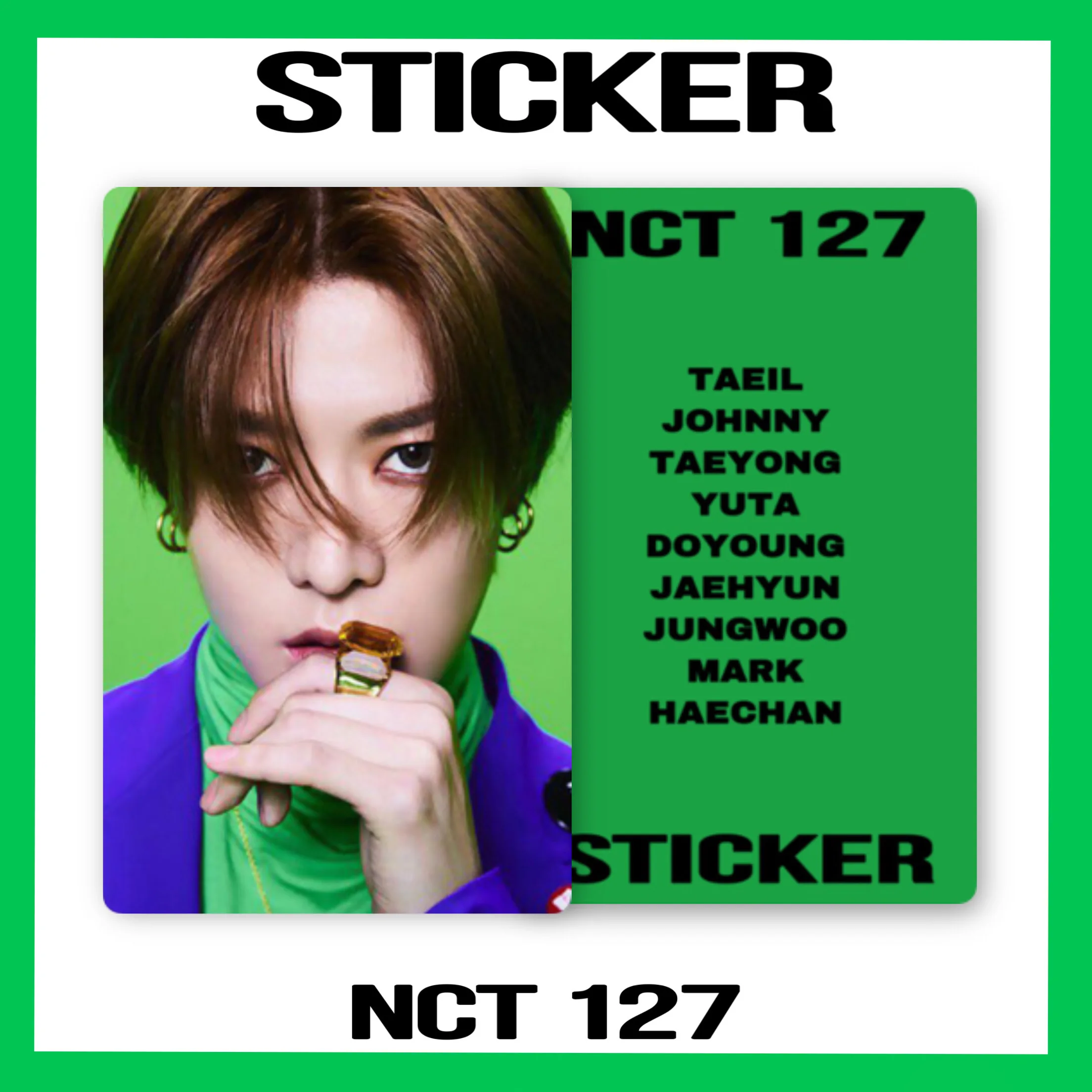 9 шт/комплект Карты закладка K-POP NCT 127 STICKER для коллекции