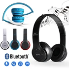 Беспроводная гарнитура P47 с шумоподавлением, Bluetooth-наушники Hi-Fi с басами, игровая повязка на голову, наушники с микрофоном для ПКтелефона