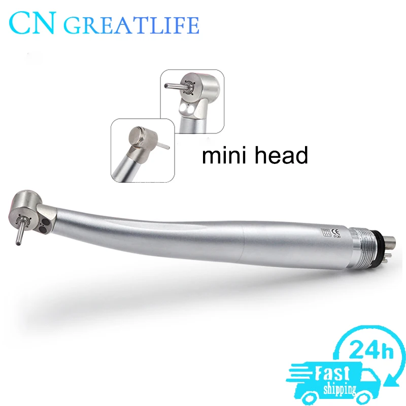 

Children Push Button Single Way Spray 2 Leds Mini Head Led Dental High Speed Handpieces High Speed Handpiece Led for Child