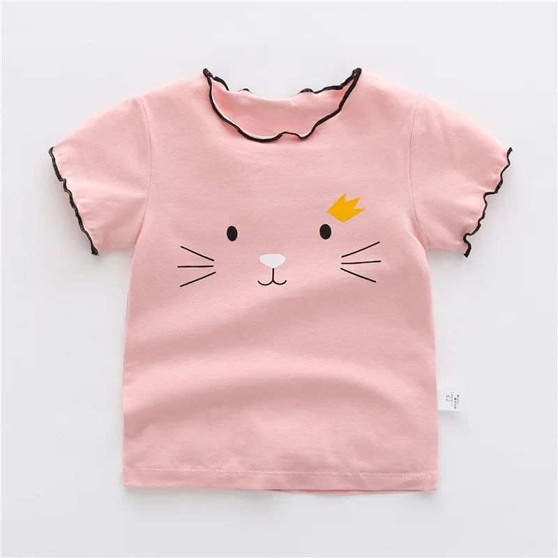 

ZWY1636 Summer Kids Boys Short Sleeve T-shirts Tops Clothes Cartoon Baby Tees Children Clothing Kid Cotton Outfit 1-8Y