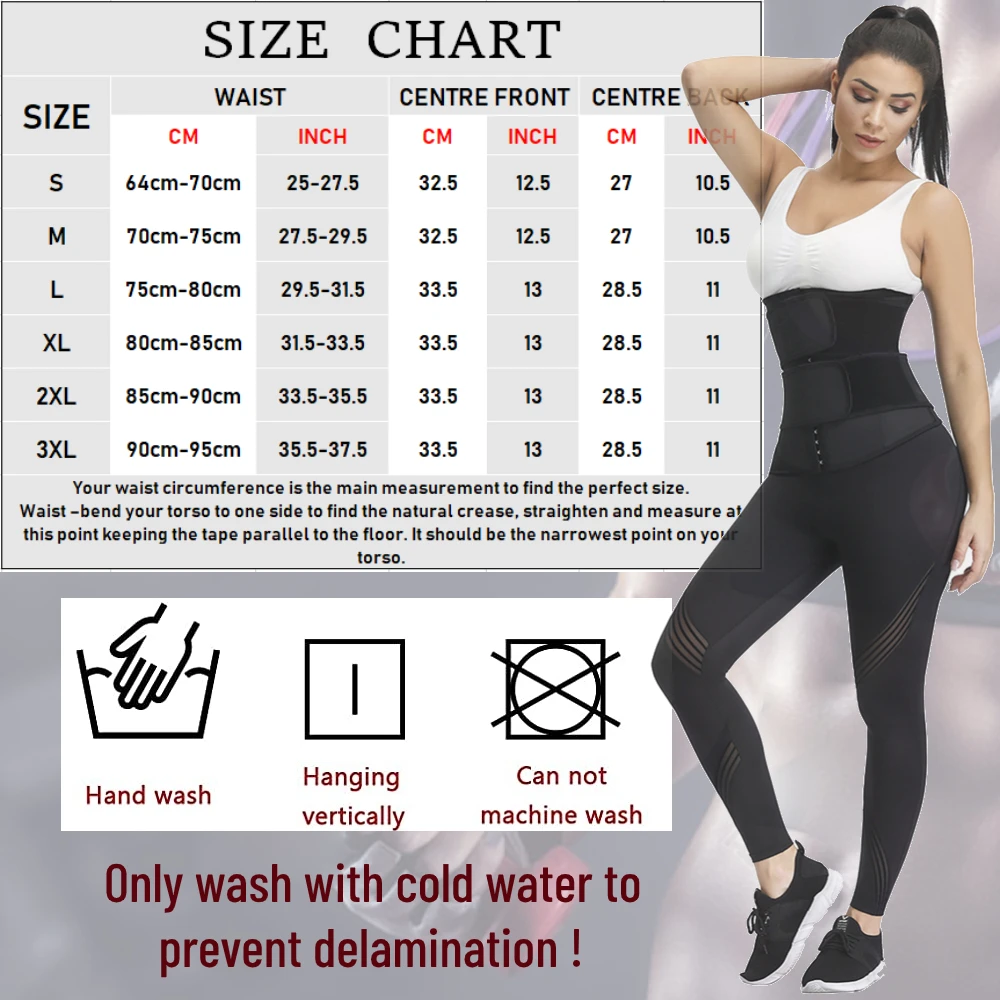 

HEXIN New 100% Latex Waist Cincher Corset Sweat Waist Trainer Body Shaper Belly Slimming Double Belt Compression Underwear Fajas