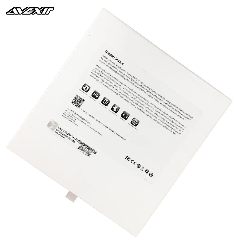 Оперативная память Avexir Raiden серии ddr4 pc4 4 ГБ 8 ГБ 16 ГБ 2666 МГц 3000 МГц 3200 МГц Память DIMM для рабочего стола