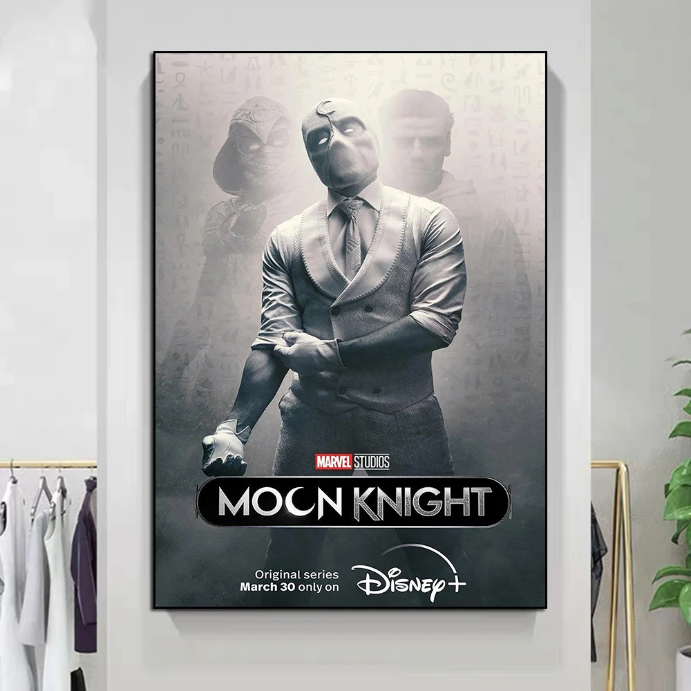 Постер и печать Фильмов Marvel Мстители Луна рыцарь Новинка диснеевские Супергерои