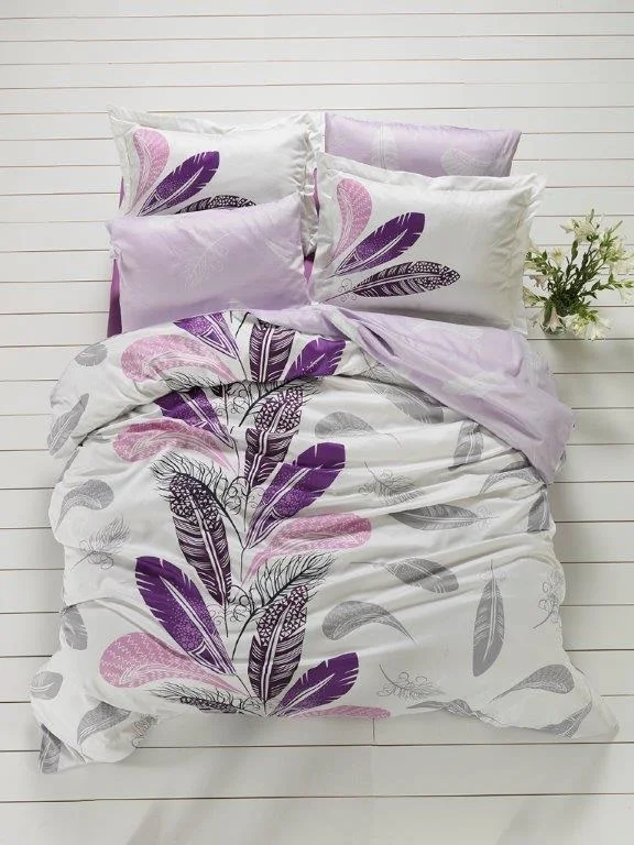 

For Home Duvet Cover Satin Cotton Collection Bed Linen Euro Pillow Case Home Textile Christmas Gift
