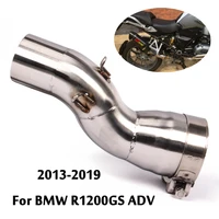 for bmw r1200gs adv 2013 2019 motorcycle exhaust middle link pipe escape slip on connecting section stainless steel modified