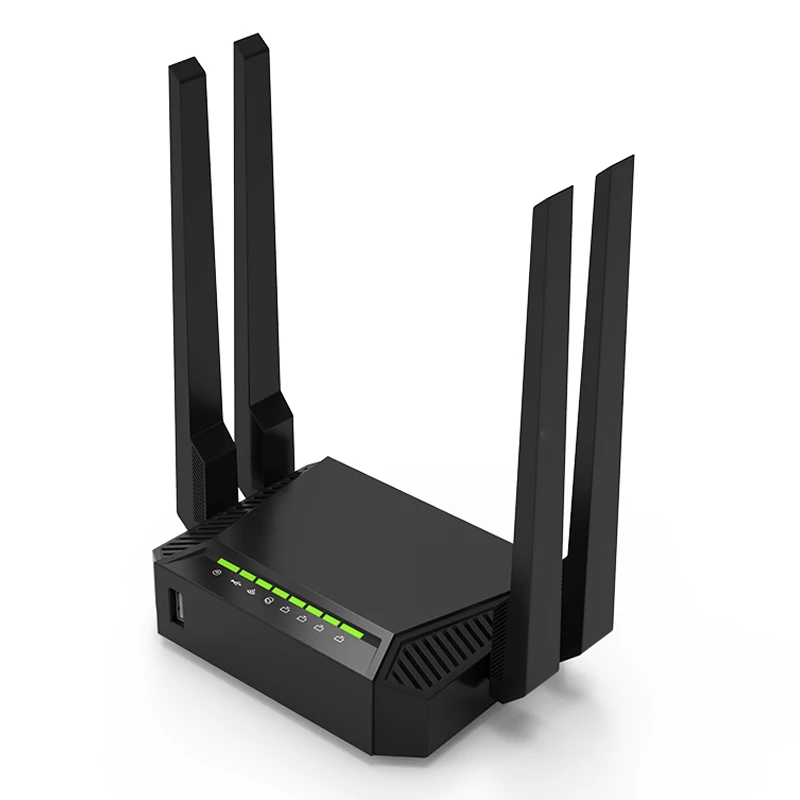 Cioswi WE3826 беспроводной WiFi маршрутизатор 4-LAN 300 Мбит/с 4 антенны USB Omni 2 OpenWRT прошивка