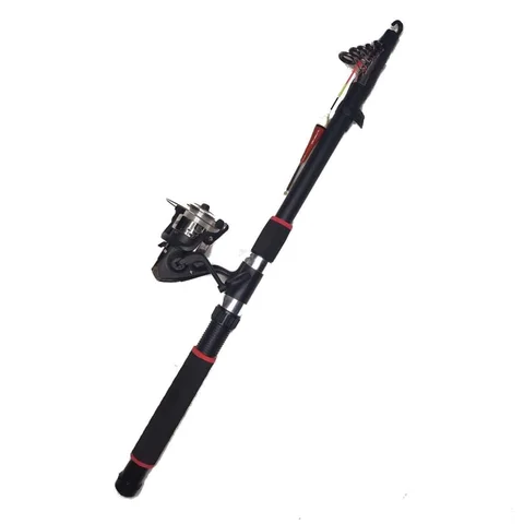 Пластиковое удилище в сборе,готовое удилище, удочка, катушка, леска, поплавок, грузик, крючок, 3,0 м, 3,6 м, 4,5 м. - изображение