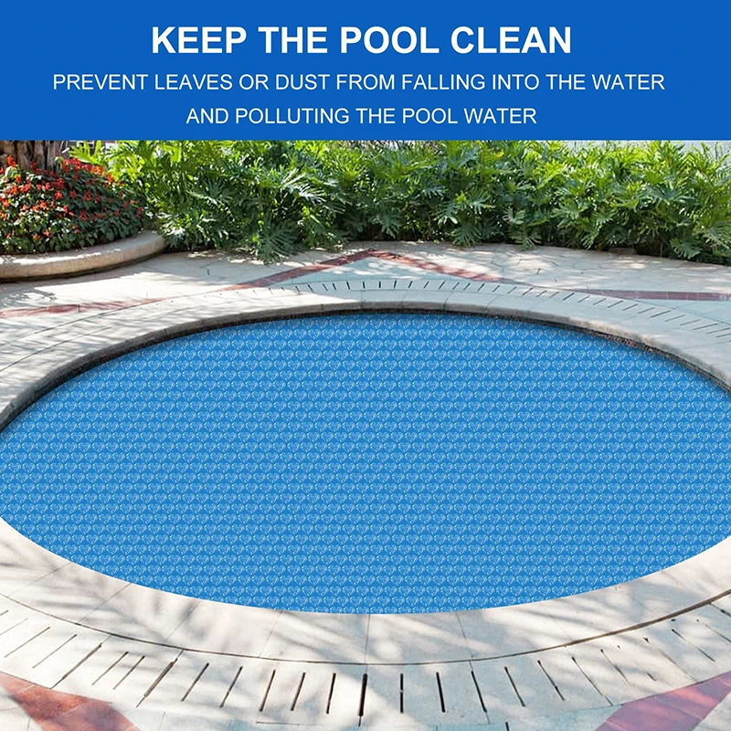 

Swimming Pool Insulation Film Blue Bubble Film Swimming Pool Cover PE Bubble Film Dustproof Outdoor swimming pool accessories