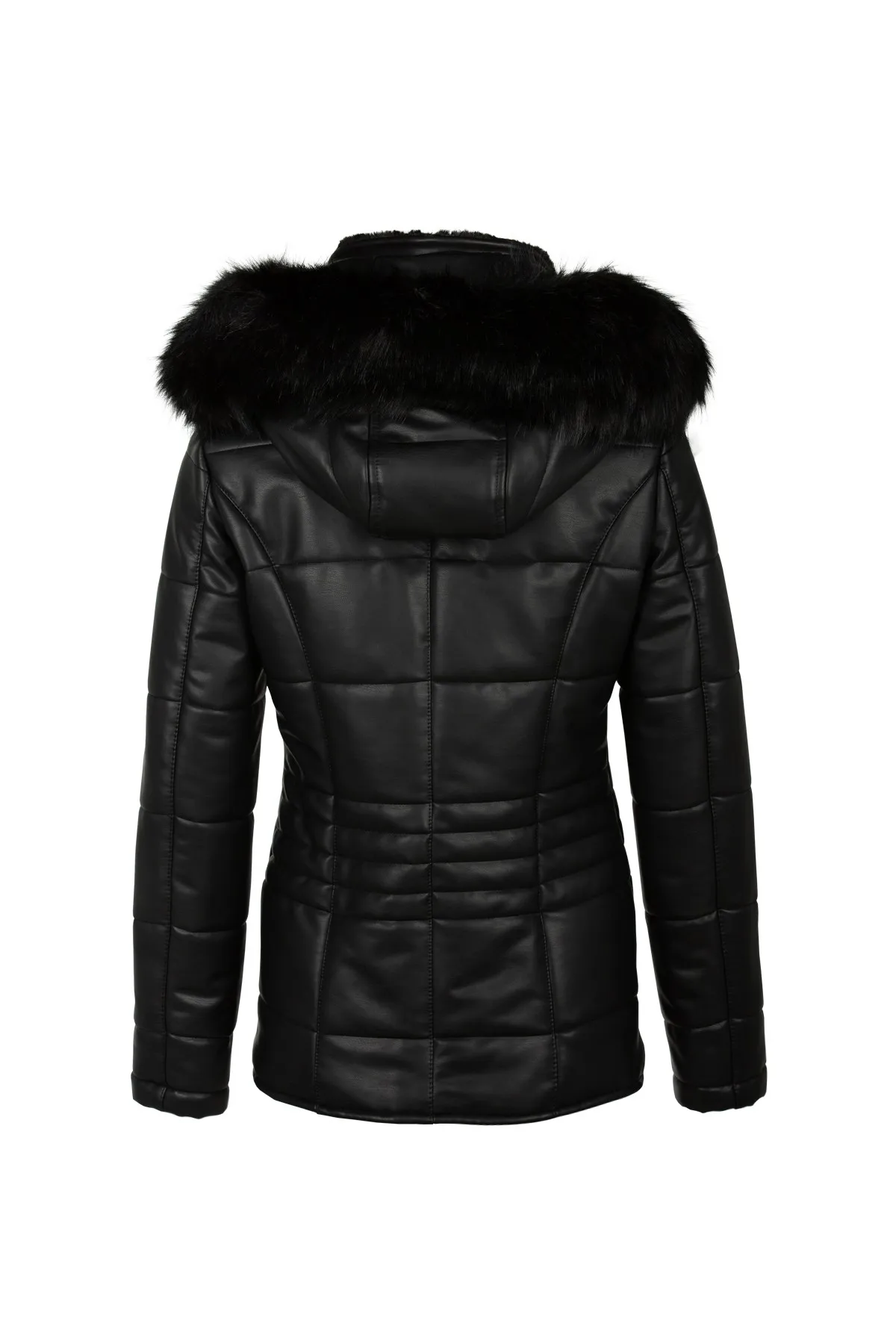 SERESSTORE Fur Hooded Leather Coat Women's jacket Women's spring jacket women jacket spring 2022 down jacket women's winter 2022