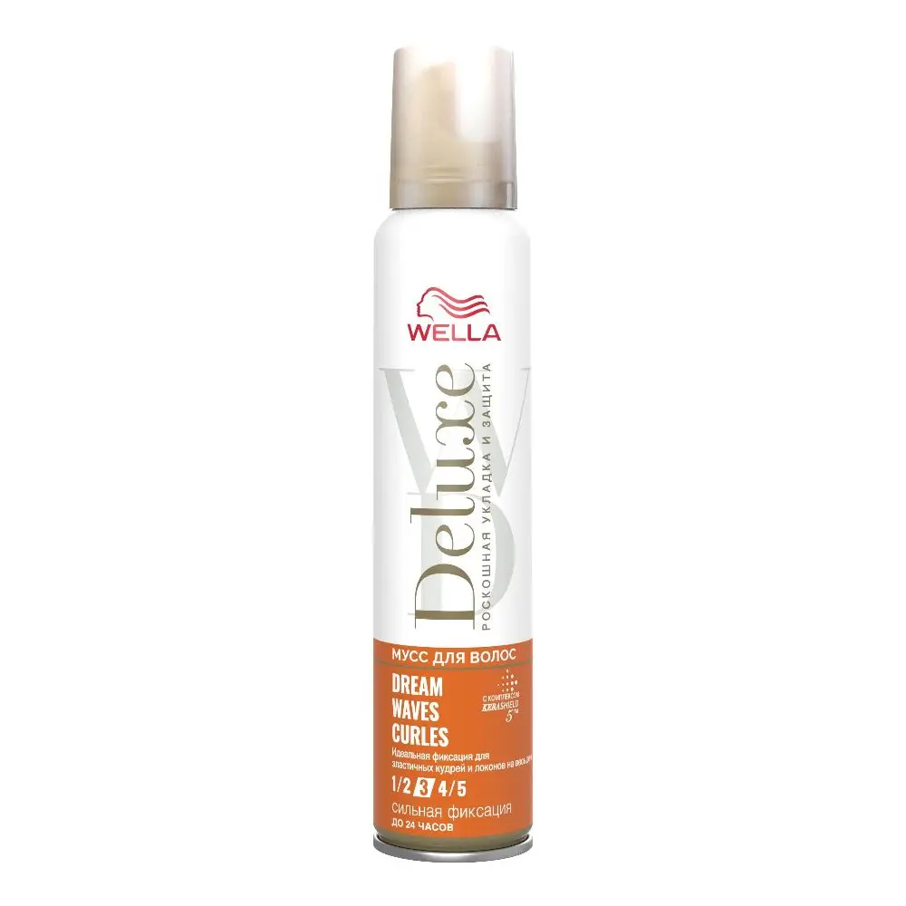 WELLA Deluxe мусс DREAM WAVES CURLS сильная фиксация 200 мл|Муссы и пены| |