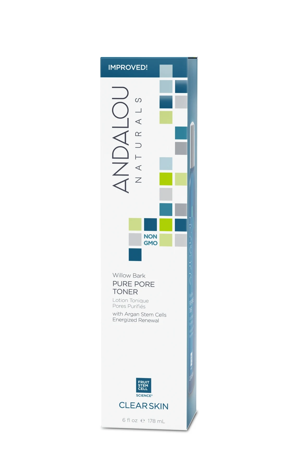 Тоник для сужения пор Алоэ+ Кора Ивы Andalou Naturals |