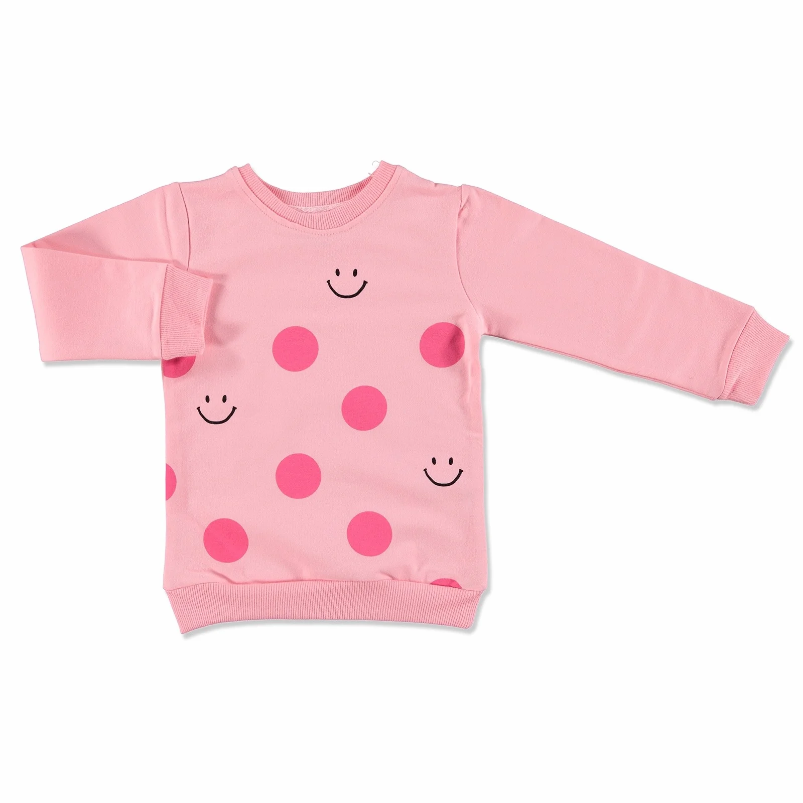 Ebebek Tuffy/свитшот для маленьких девочек с пятнистым принтом |