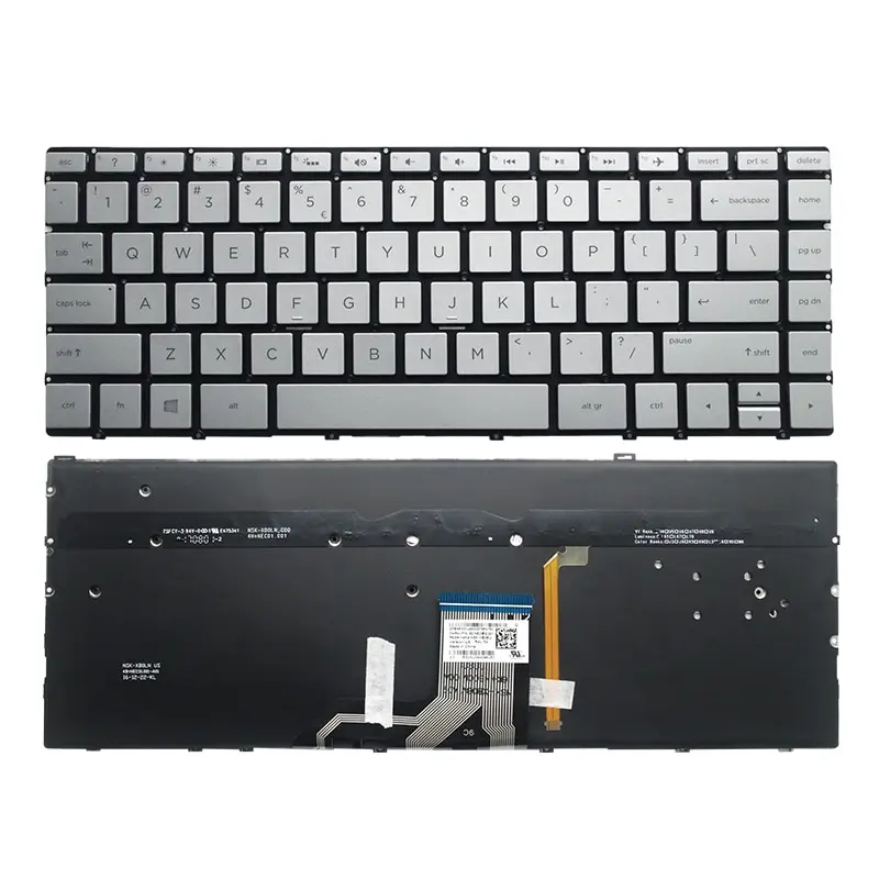 

US AR Laptop Keyboard for HP Spectre x360 13-AD TPN-W133 13-Ae 13-AP 13-AN 13-AQ TPN-W144 13-AG 13-AH 13-BF Backlit