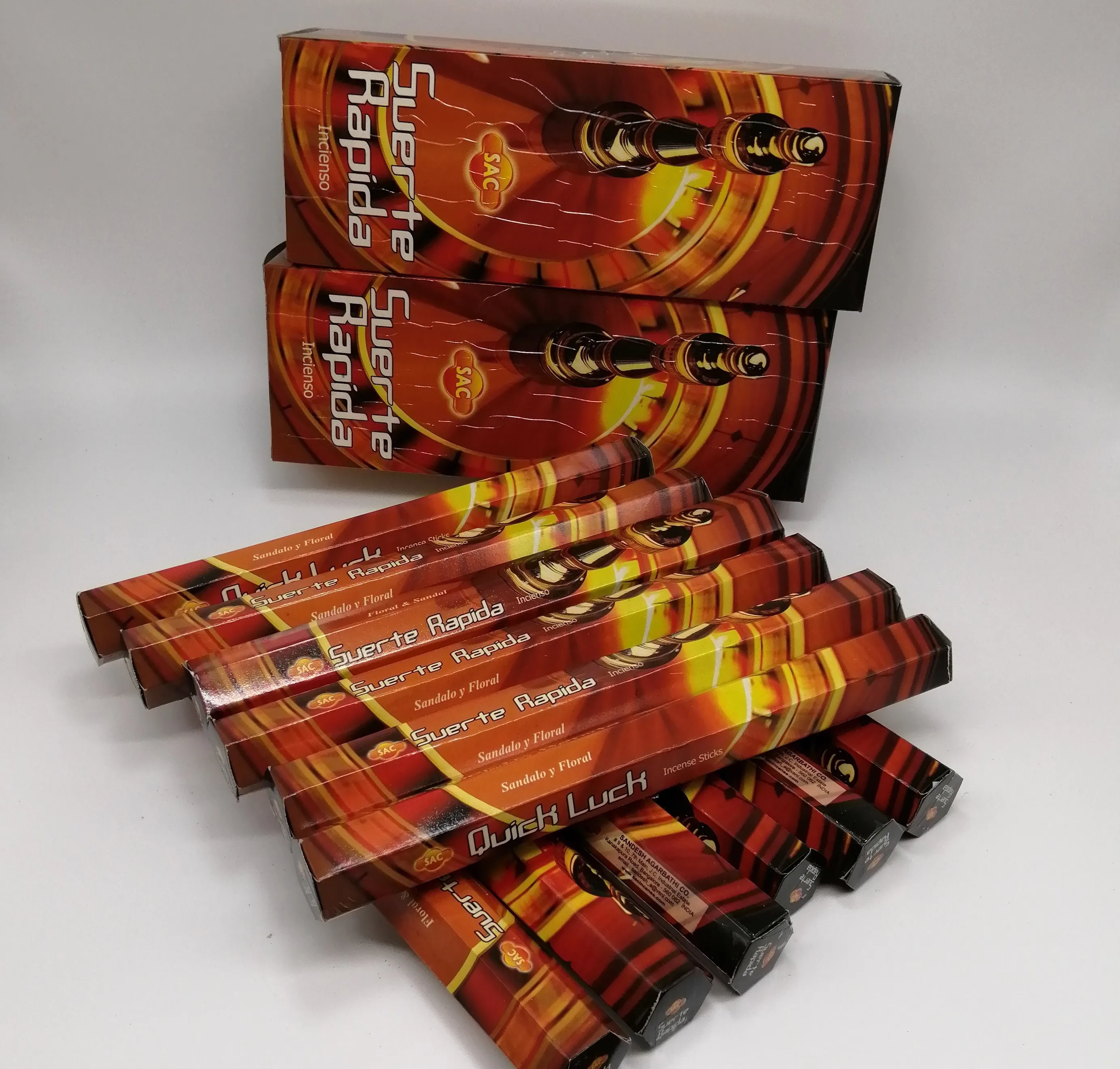 Благовония Quick luck от SAC, 2 коробки по 6 коробок (всего 240 г)