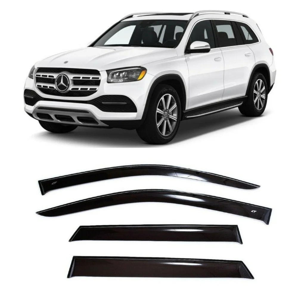 Дефлекторы окон Cobra Tuning M37119 на авто Mercedes Benz GLS-Klasse X167 5d 2019- 4 шт./комп. ветровики от
