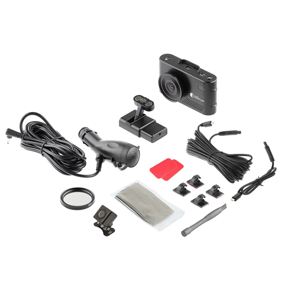 Автомобильный видеорегистратор Daocam Combo wifi 2ch с сигнатурным радар-детектором и