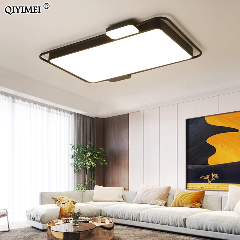 

Round Acrylic Led Chandelier Lighting For Living Study Bedroom Wedding Decoration Gold Black Iron Painted Luminaria Lampadario