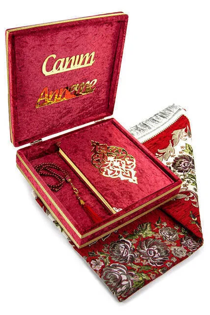 

Awesome Mother's Day Islamic Gift Set ramadan gifts wedding Hajj ramadan ble Muslim Kim Book Qiblah Mecca / Medina free shippİng