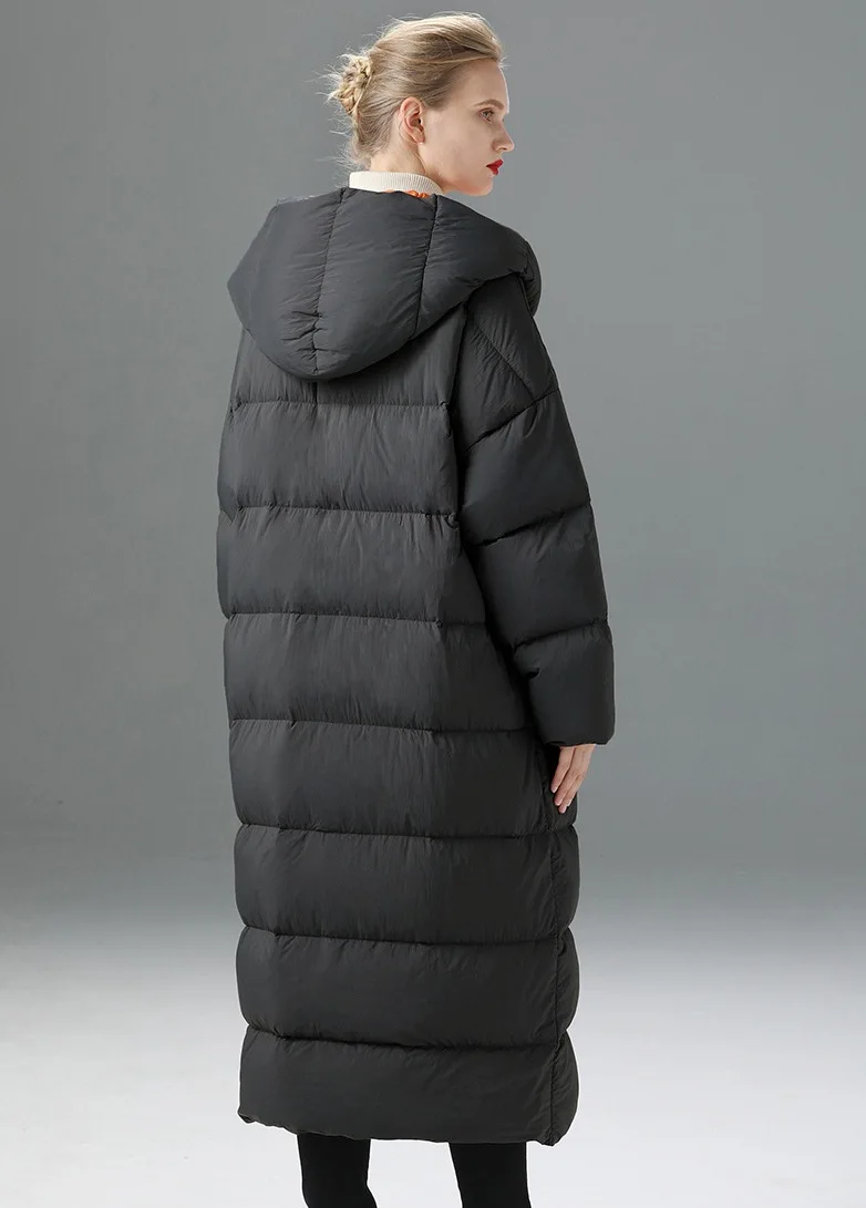 Модная крутая Женская куртка с наполнителем на утином пуху шарф капюшоном