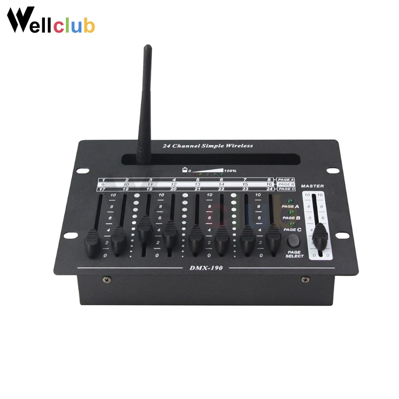 battery dmx console 10 шт. чехол для зарядки беспроводной DMX Wifi Пульт дистанционного управления Светодиодный светильник 6x18 Вт RGBWAUV 6в1 светодиодный Par Может Dj диско светильник - Испускаемый цвет: battery dmx console