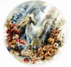 Прямая поставка, вышивка единорогом, современные наборы для вышивки крестиком для начинающих с 100% хлопковыми блесками и бесплатной доставкой для декора стен