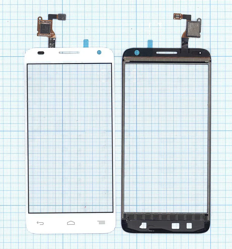 Сенсорное стекло (тачскрин) для Alcatel Idol 2 mini S 6036Y белое