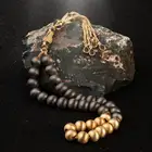 Матовое золото Молитвенные Четки Для мужчин четки оптом по низкой цене с серебряное ожерелье с арабский четки висячие серьги с кисточками 925 пробы серебро Сделано в Турции