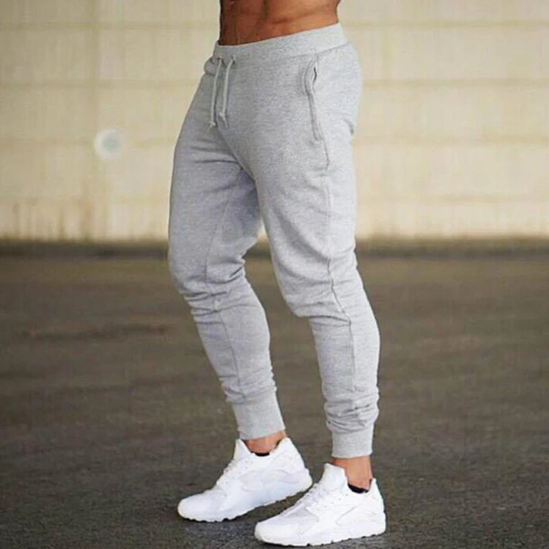 Новые спортивные штаны для бега мужские Мужские хлопковые тренировочные