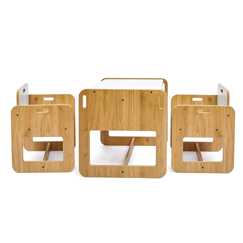 

2-4 Age Montessori Table and Chair Set Wooden Study Table Toddler Activity Desk Children Table Kids Furniture Chair for Babies
