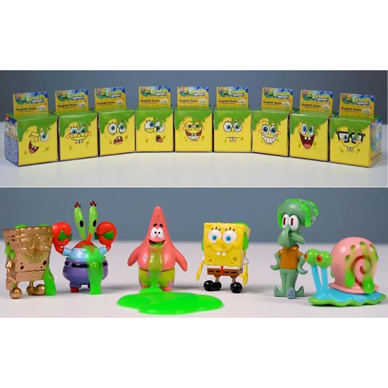 Игровой набор SpongeBоb спанч боб со слизью слайм слизь игрушка игра дети подарок