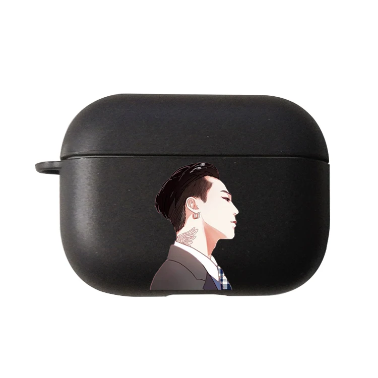 Custom Daisy Floral case for Airpods Pro with keychain Protective Customized Cute Case Personalized name G Dragon | Электроника