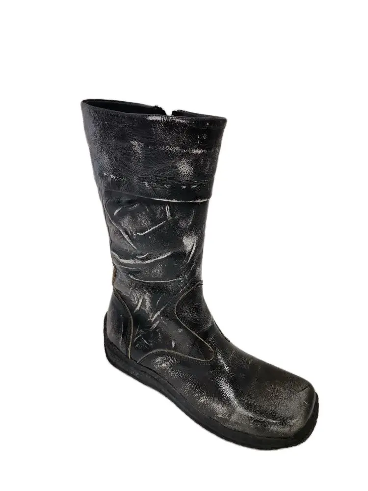 Boots for girls winter genuine leather (Boots Children Crocs home spring 2022 summer Girl kids Ugg Women's boy toddlers newborns Baby walkers