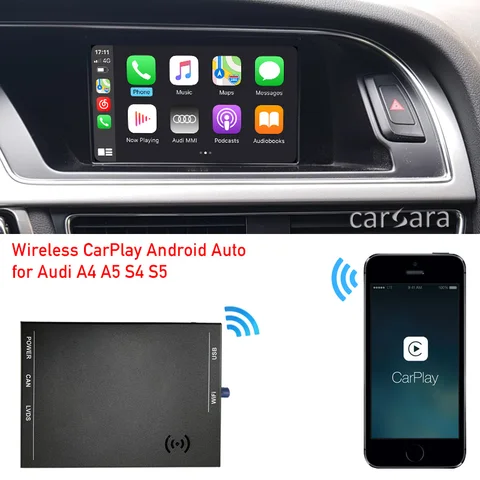 A4 A5 B8 MMI CarPlay Box A1 A3 S4 S5 A6 A7 A8 Q2 Q3 Q5 Q7 Радио экран без MMI головное устройство Android автодекодер интерфейса CarPlay