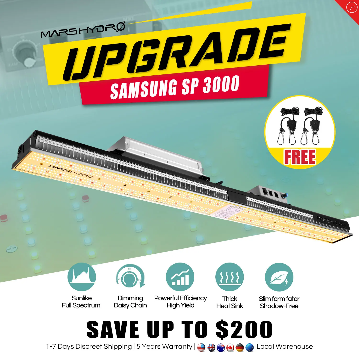Samsung Lm301b 300w Hydroponics Waterproof Phytolamp For Plants