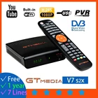 Спутниковый ресивер GTmedia V7S2X DVB-S2, с USB Wi-Fi, обновленный от gtmedia v7s hd full HD, ТВ-приставка с поддержкой кодового сервера