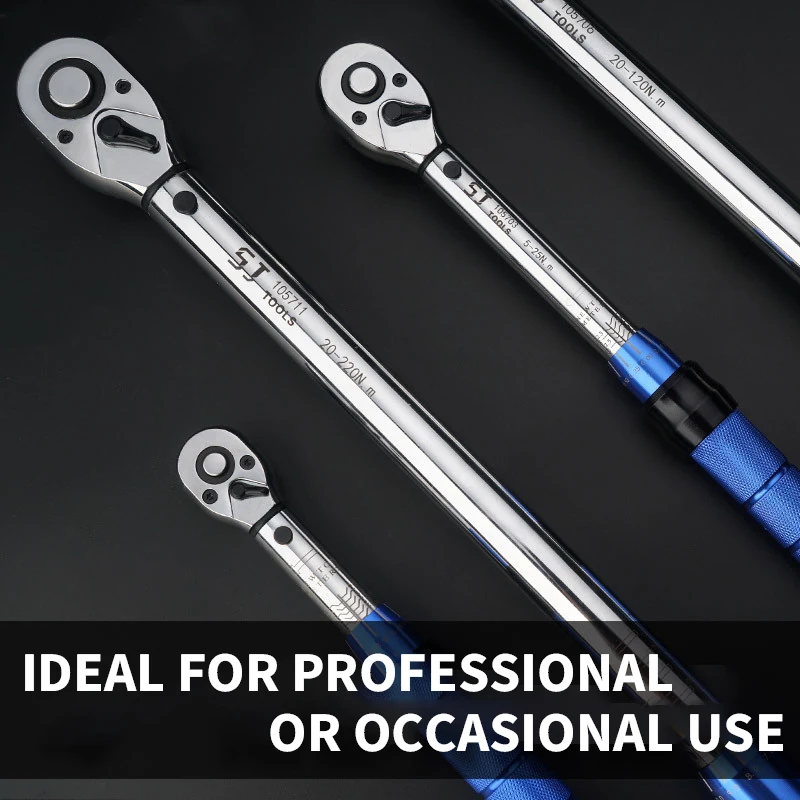 1/4 3/8 1/2 Square Drive Torque Wrench Two Way To Accurately Mechanism Hand Tool Spanner Meter Preset Ratche |